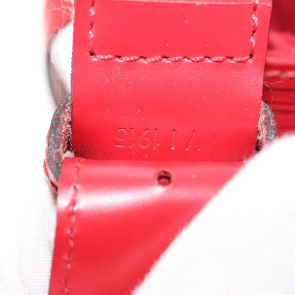 LOUIS VUITTON Epi Sac Depaule GM Shoulder Bag Red M80197 LV Auth 144021 - Picture 10 of 16